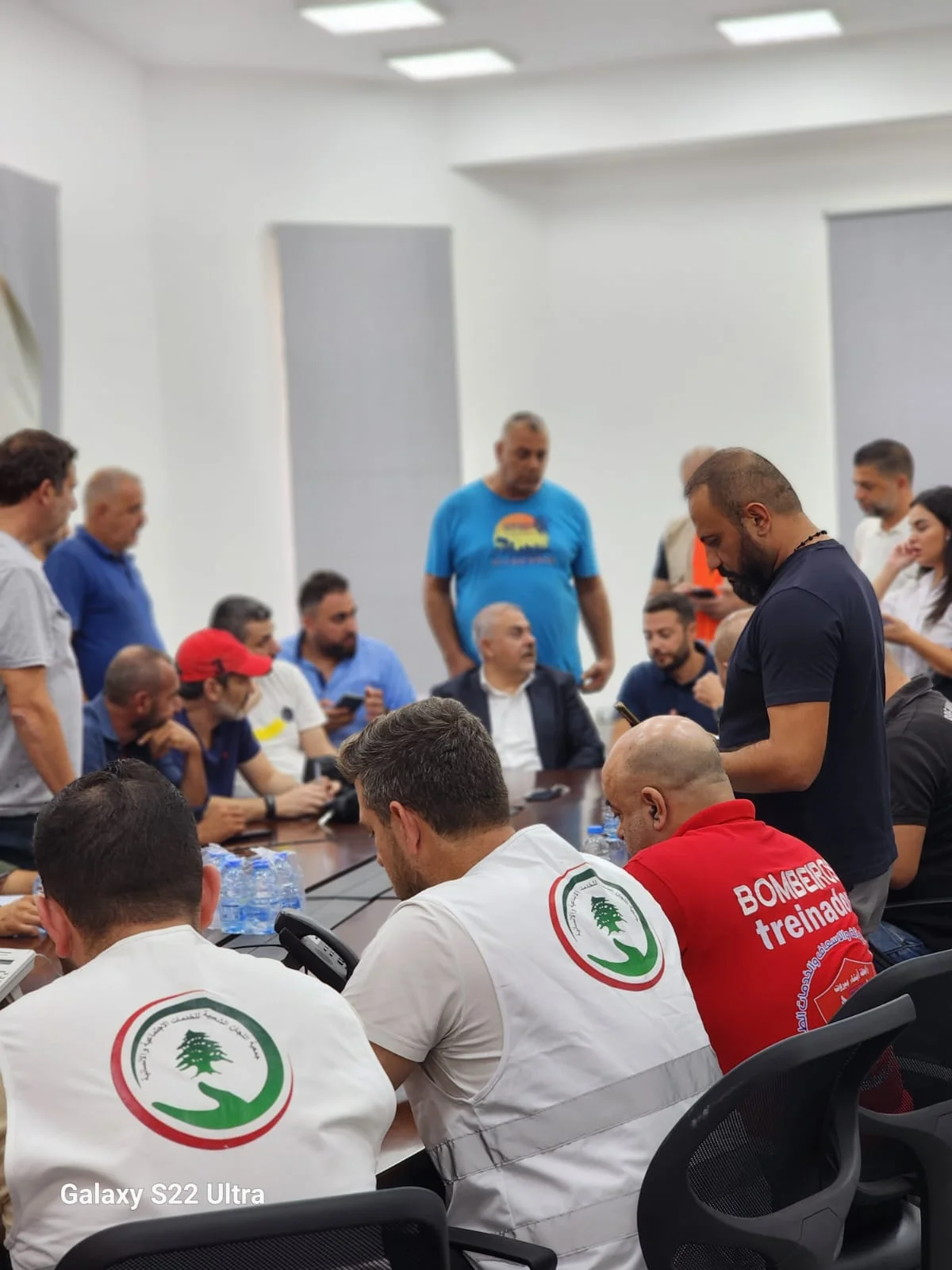 العضوية في غرفة إدارة مخاطر الكوارث في محافظة بيروت